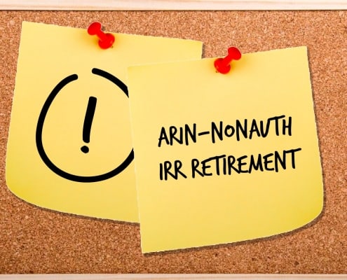 ARIN IPv4 NONAUTH IRR Retirement