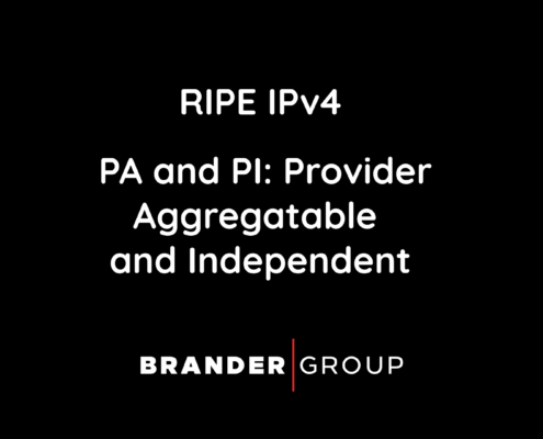 RIPE Provider Aggregatable Provider Independent PI IPv4