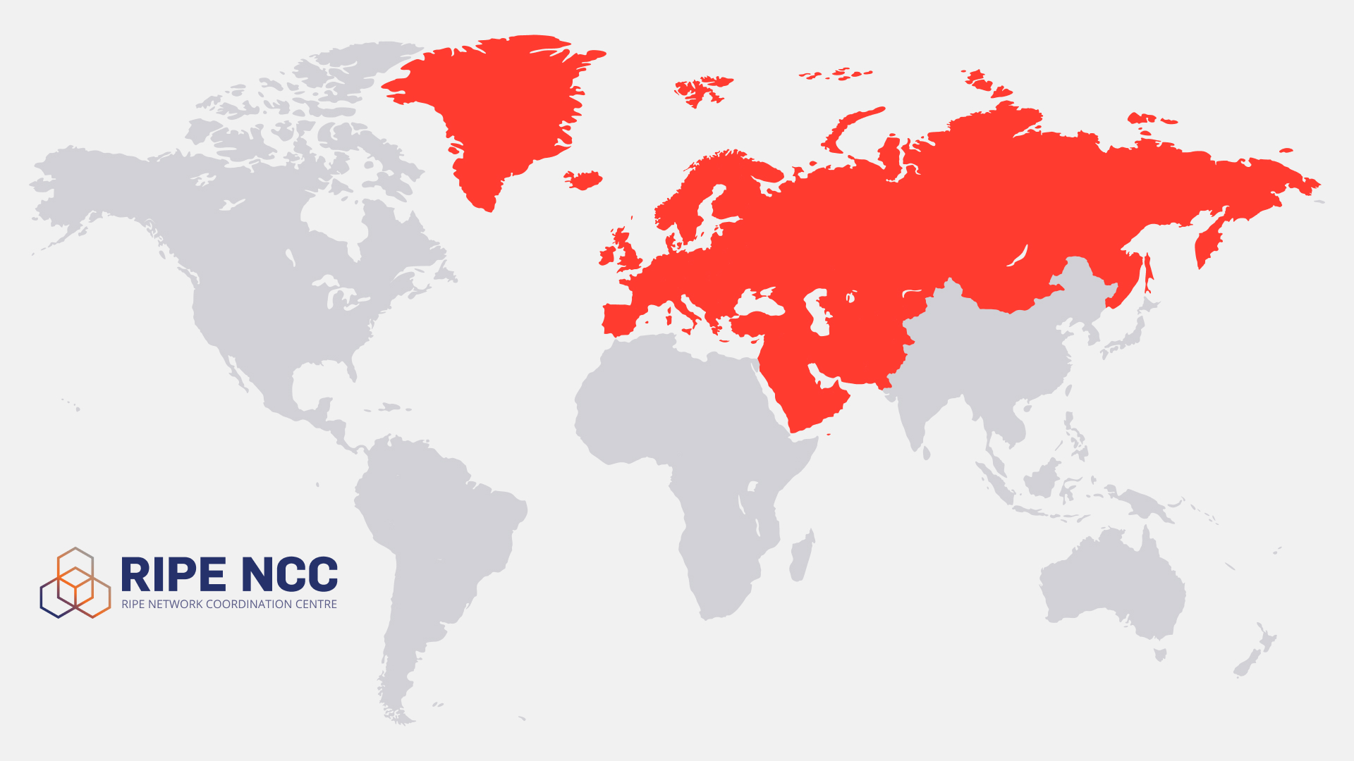 Geographic Territory of RIPE NCC, a Regional Internet Registry