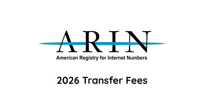 ARIN 2026 Fees - Everything You Need to Know